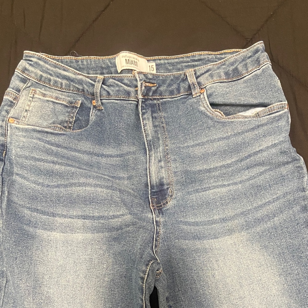 Refuge High Rise Blue Women's Jeans